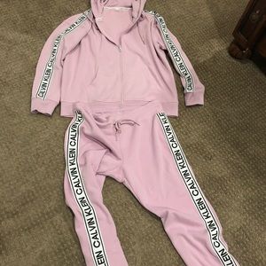 NWOT. Calvin Klein sweat outfit